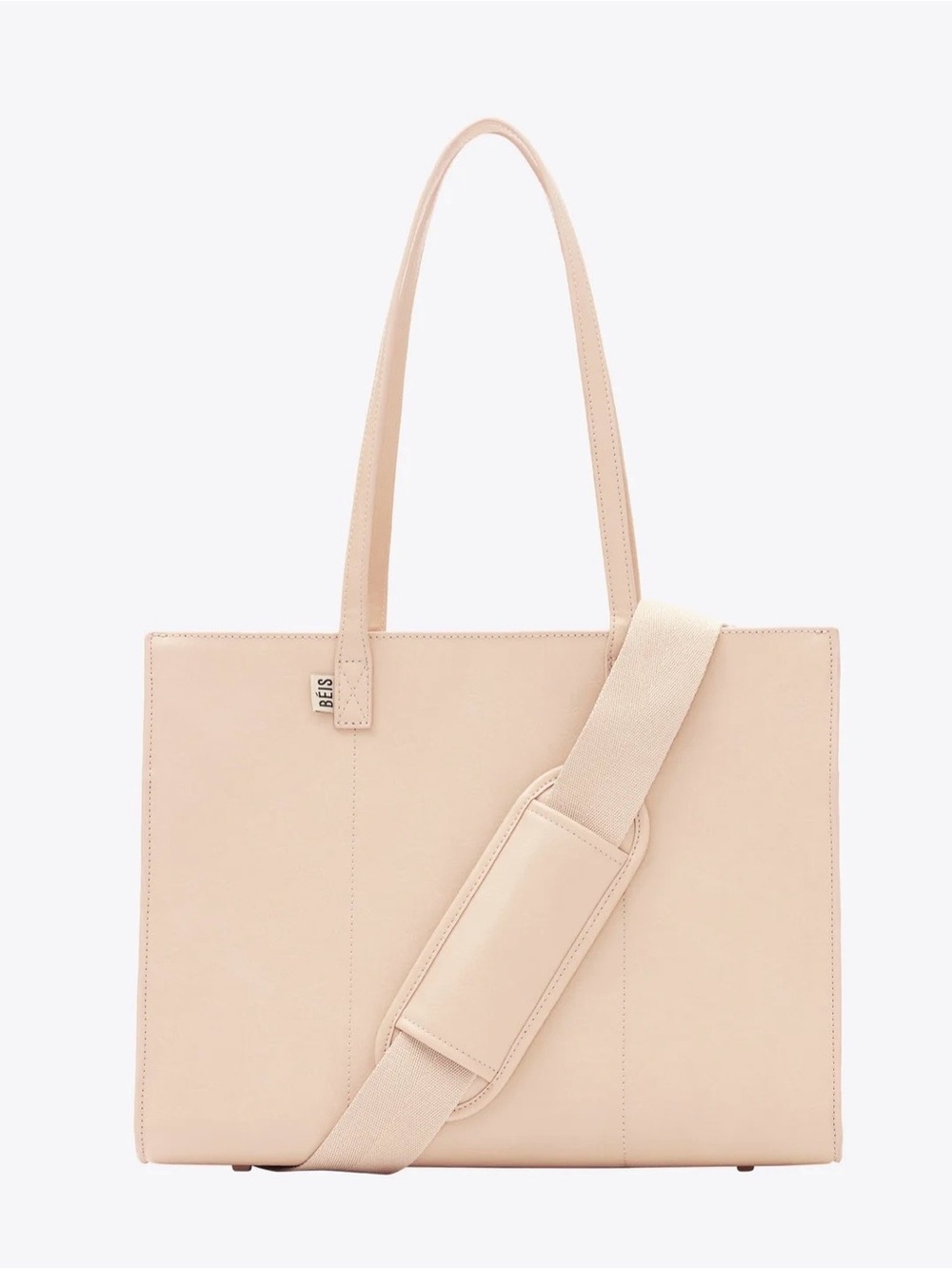 Minimalist Tote with Wide Detachable Strap